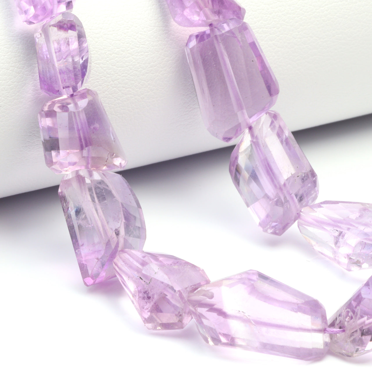 Pink Amethyst 12x9mm Faceted Nuggets