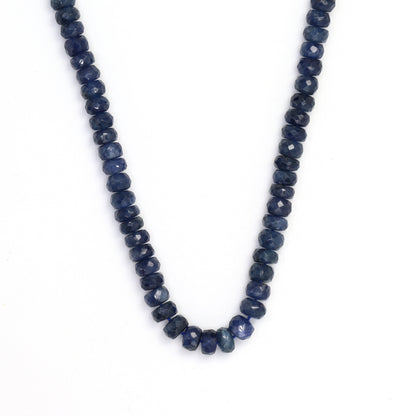 Blue Sapphire 3.5mm Faceted Rondelles