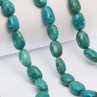Blue Green Chrysocolla 10x8mm Smooth Nuggets