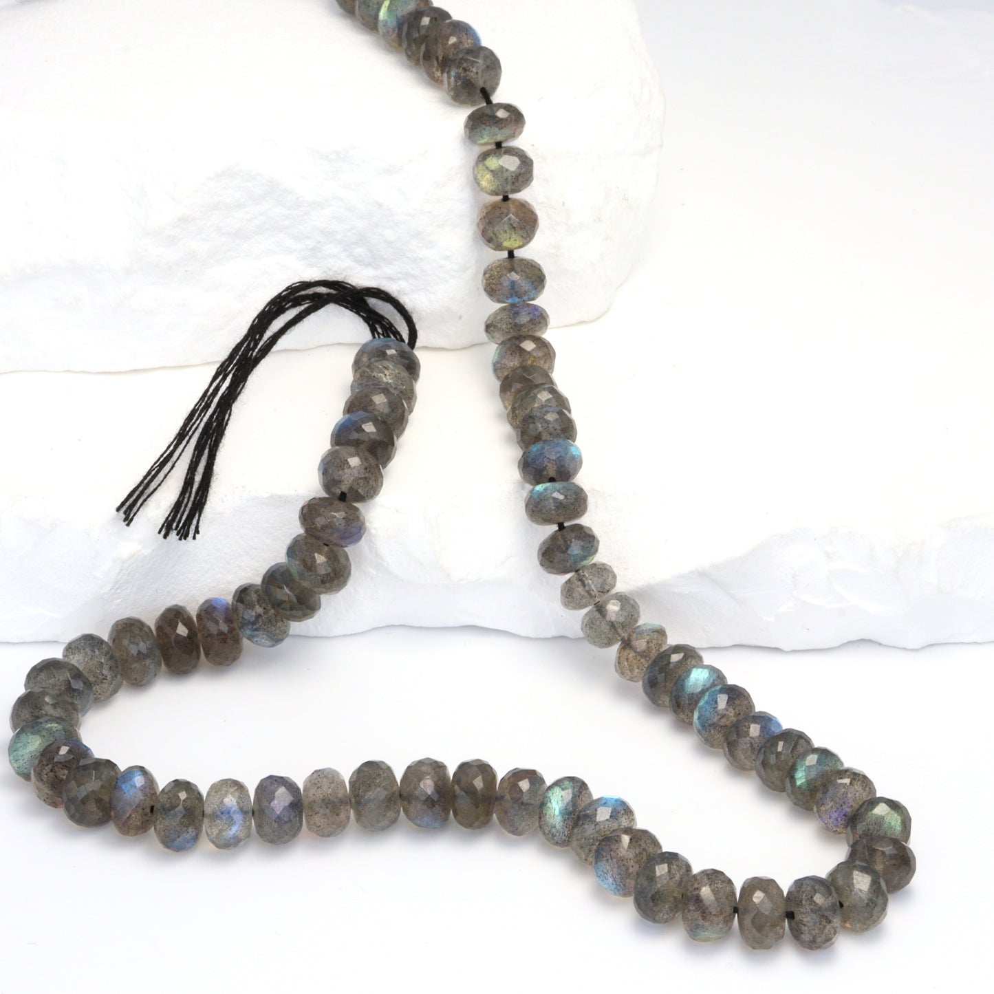 AAA Blue Labradorite 6mm Faceted Rondelles