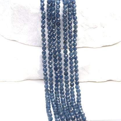 Cornflower Blue Sapphire 2.5mm Faceted Rounds