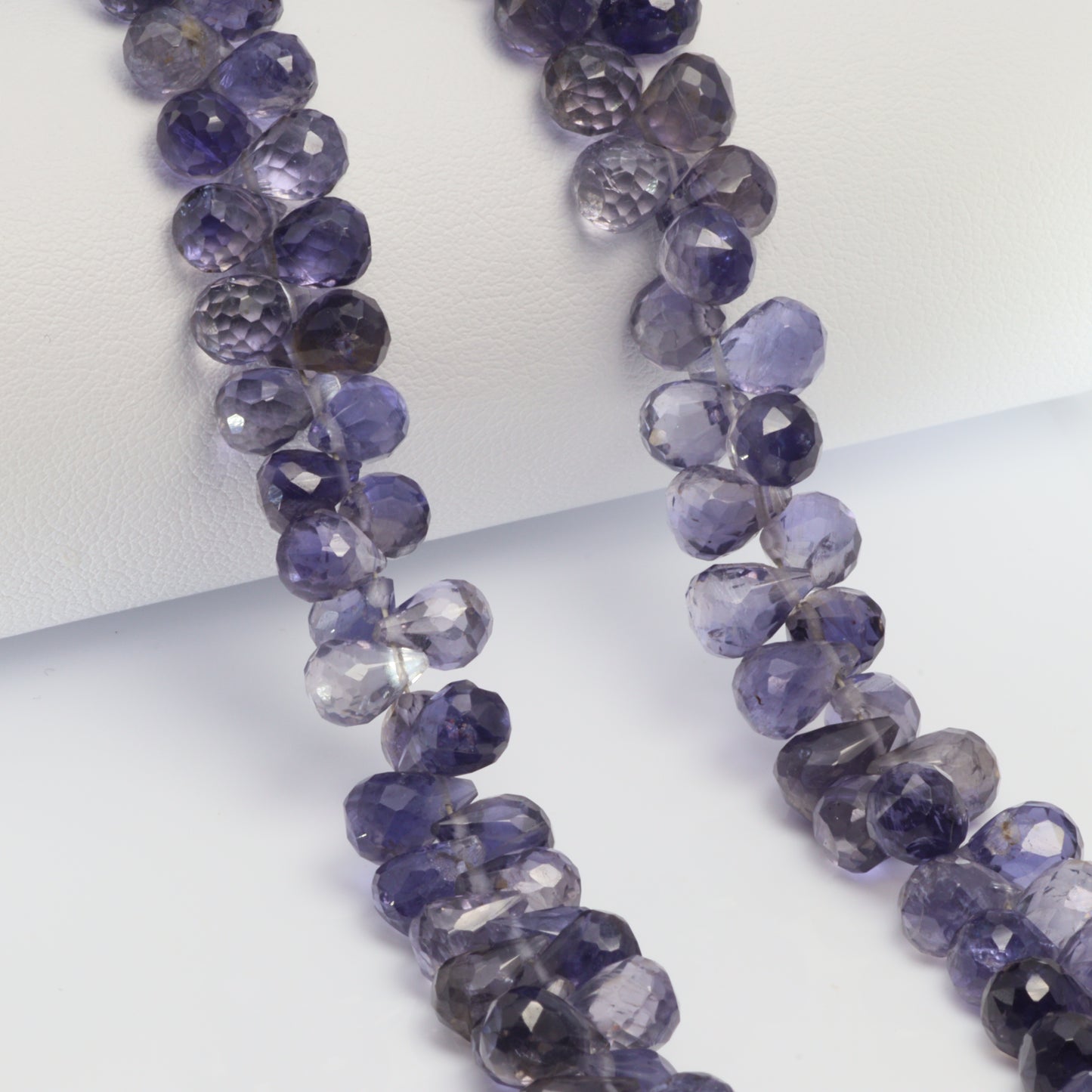 Blue Iolite 8x5mm Faceted Teardrop Briolettes