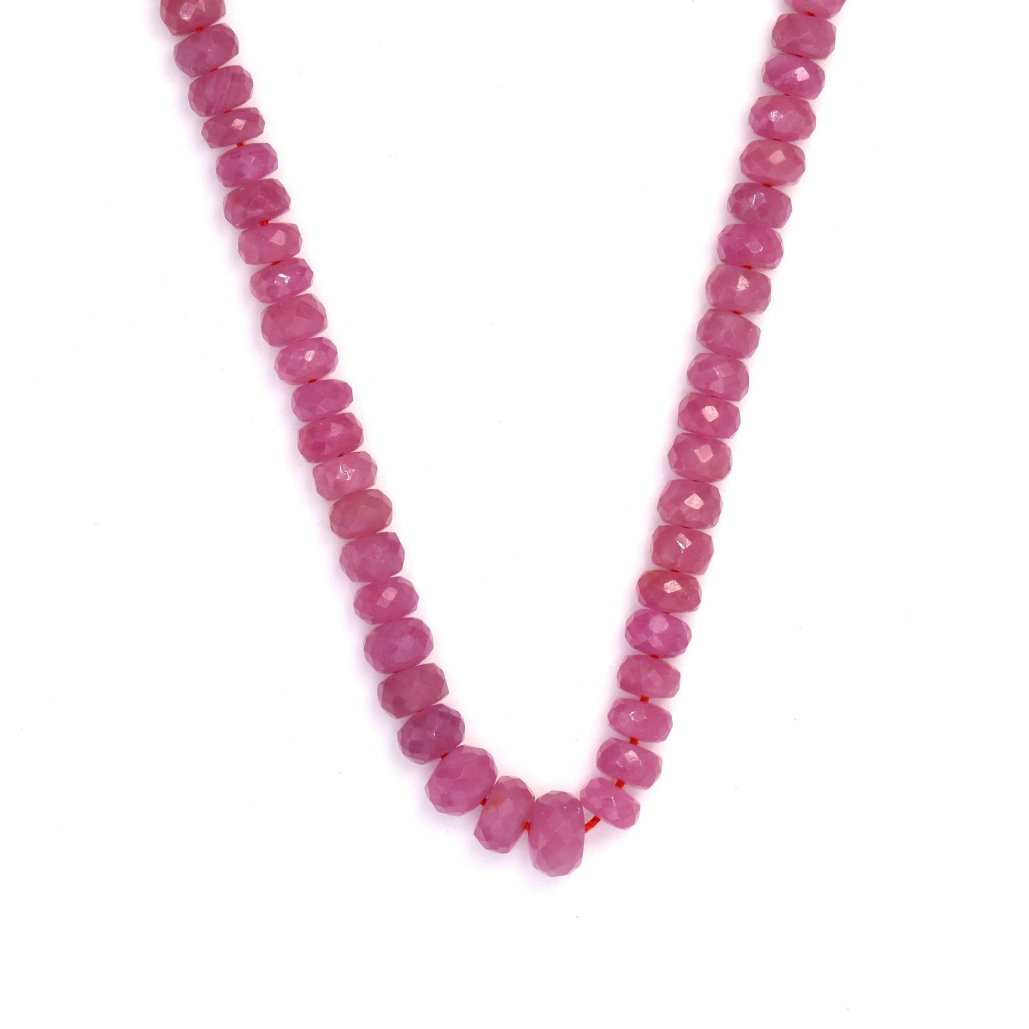 Pink Sapphire 4.5mm Faceted Rondelles