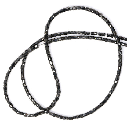 Black Diamond 2x2mm Faceted Tubes