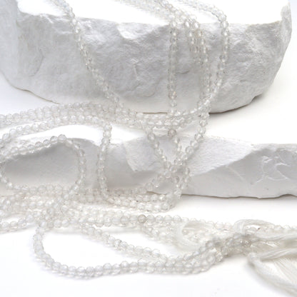 Clear Rock Crystal Quartz 2.5mm Faceted Rounds