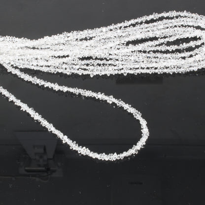 Clear Herkimer Diamond Quartz 3mm Freeform Chips