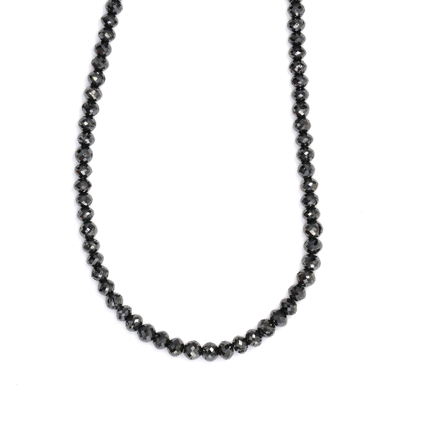 Black Diamond 3mm Faceted Rondelles