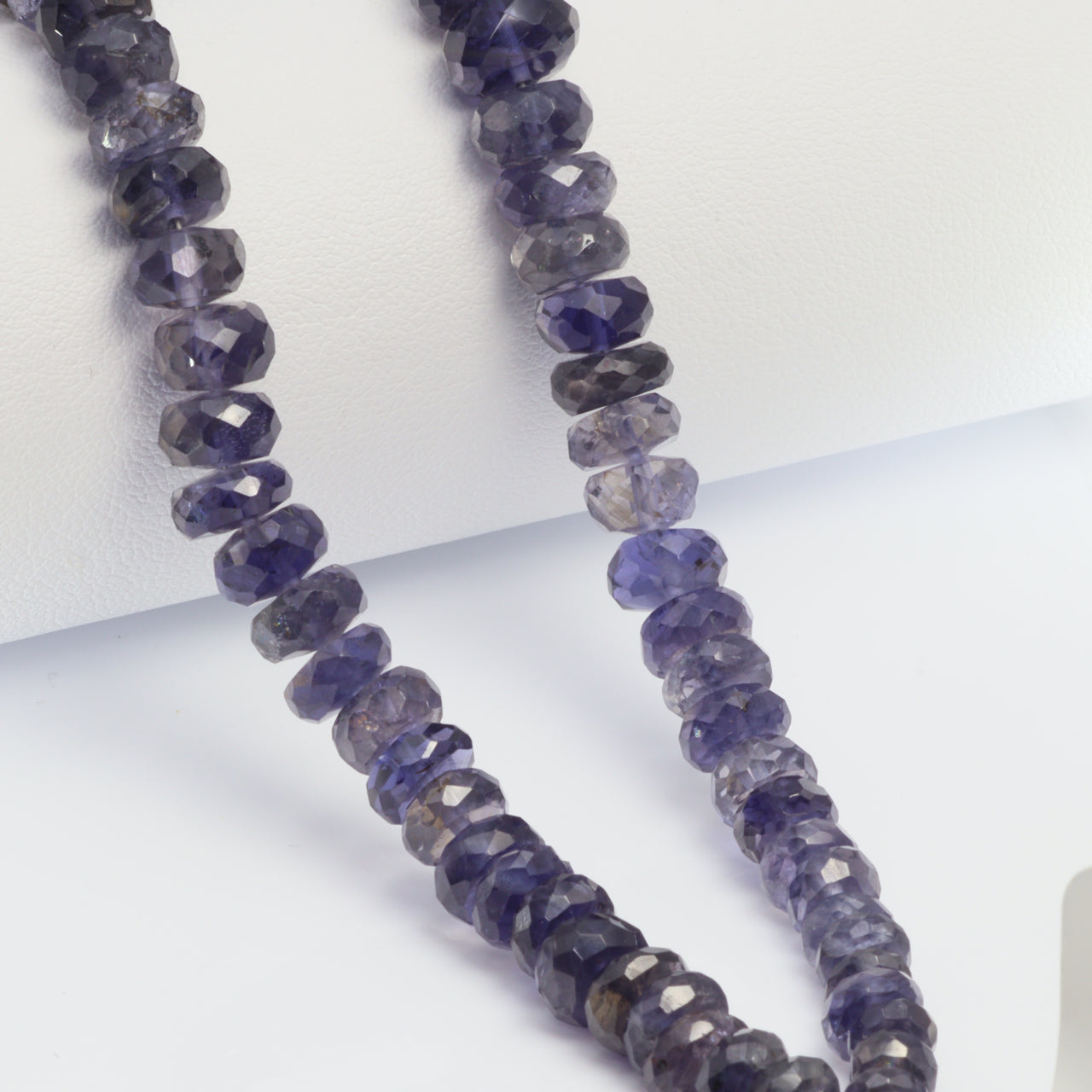 Blue Iolite 5mm Faceted Rondelles