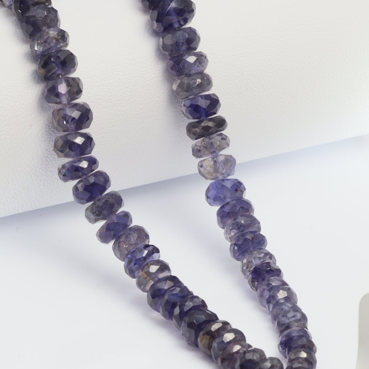 Blue Iolite 5mm Faceted Rondelles