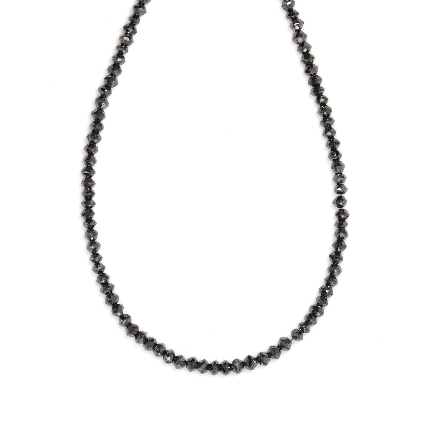 Black Diamond 1.8mm Faceted Rondelles