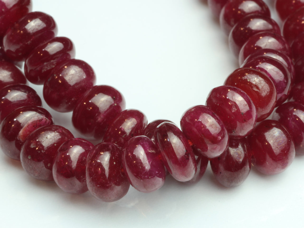 Red Ruby 5.5mm Smooth Rondelles