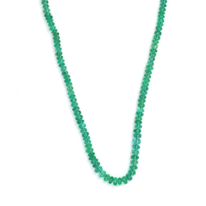 Green Emerald 2.2mm - 3mm Smooth Rondelles Bead Strand