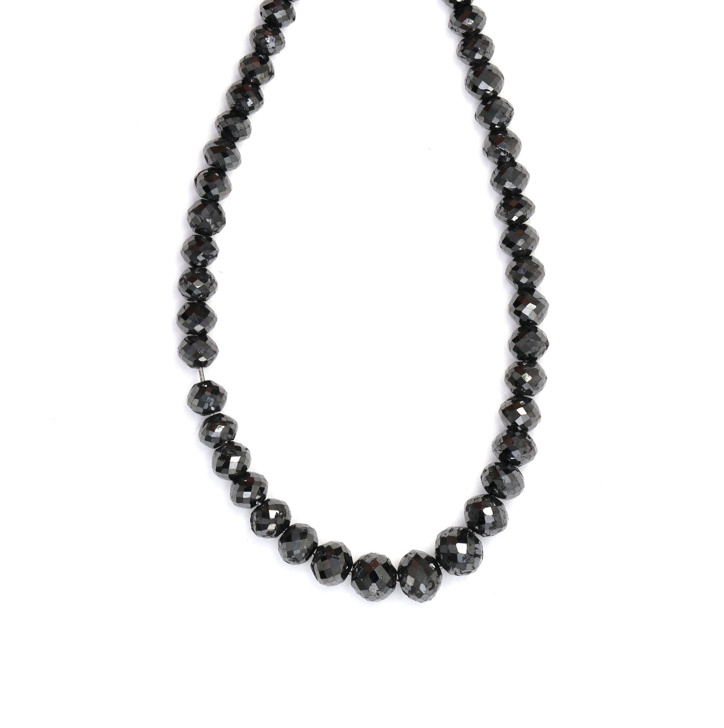 Black Diamond 3mm Faceted Rondelles