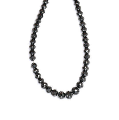 Black Diamond 3mm Faceted Rondelles