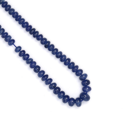 Cornflower Blue Sapphire 4mm Smooth Rondelles