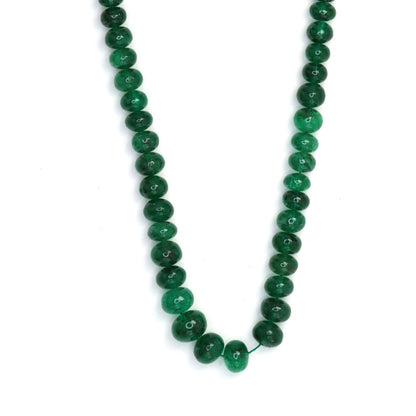 Green Emerald 3.5mm Smooth Rondelles