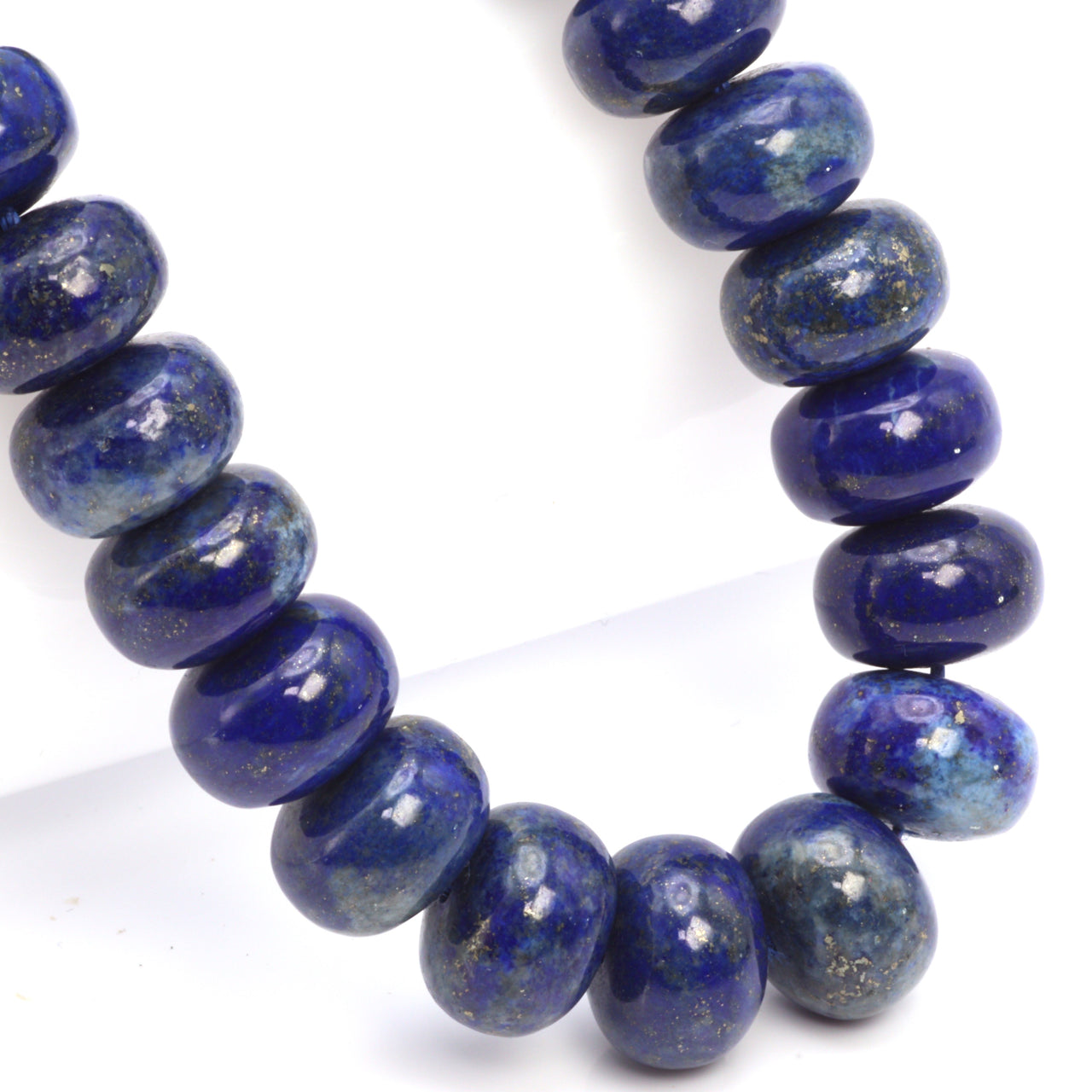 Lapis Lazuli 12mm Smooth Rondelles