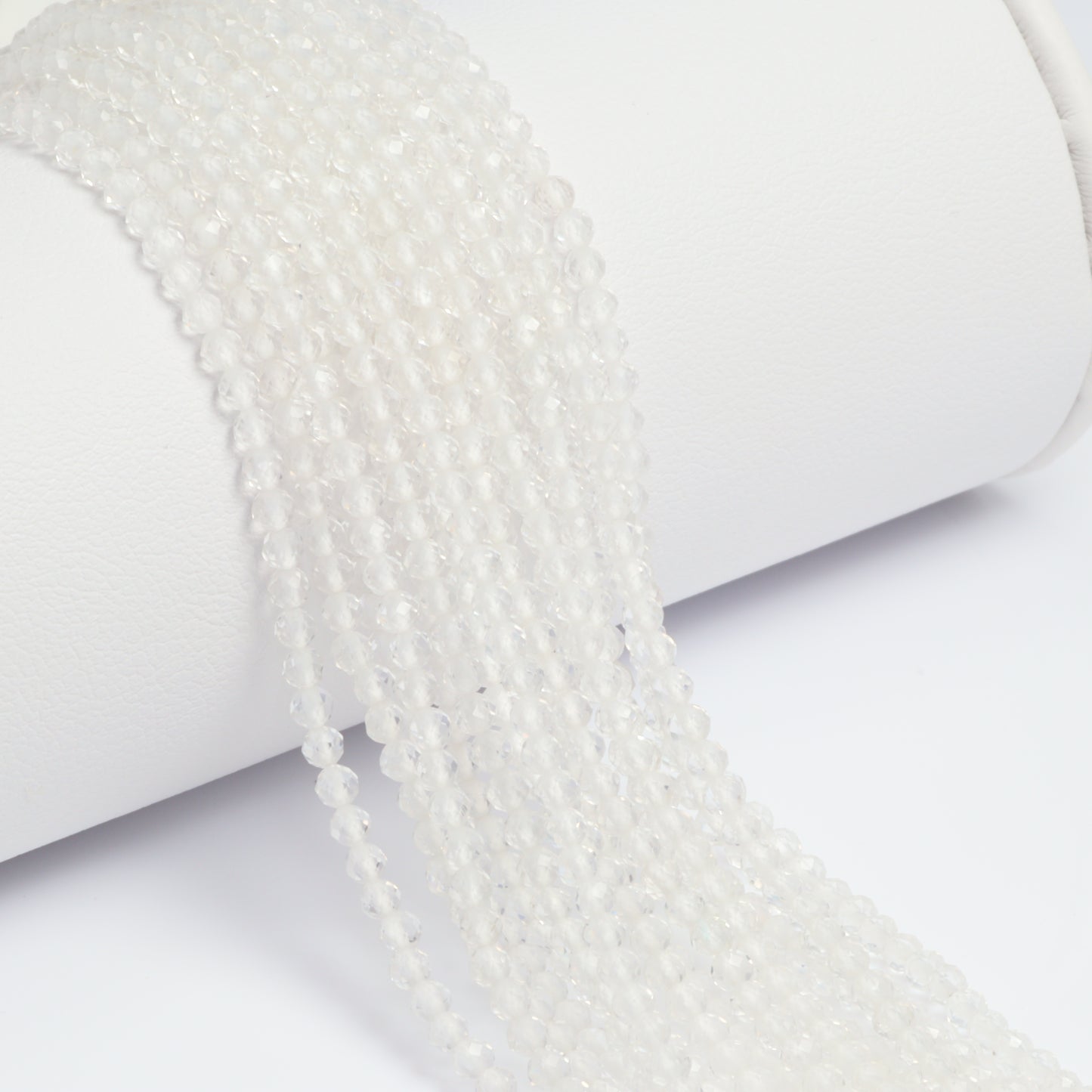 Clear Rock Crystal Quartz 2.5mm Faceted Rounds