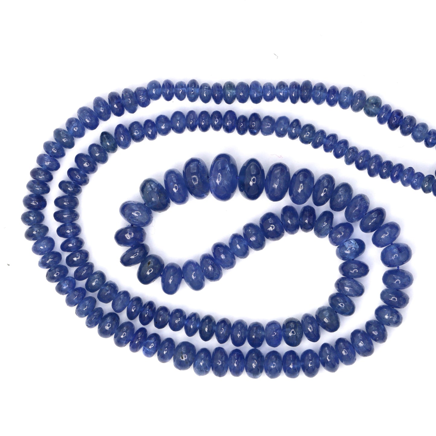 Cornflower Blue Sapphire 3.5mm Smooth Rondelles