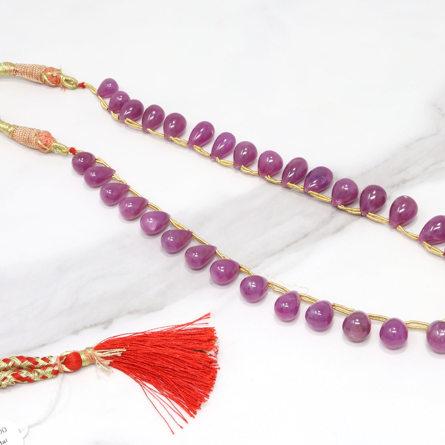 Red Ruby 9x7mm Smooth Teardrop Briolettes