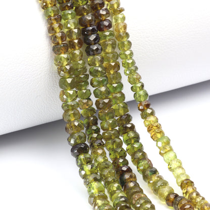 Petro Tourmaline 3.5mm Faceted Rondelles