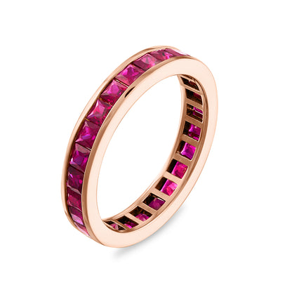Chanel Set Ruby Eternity Band