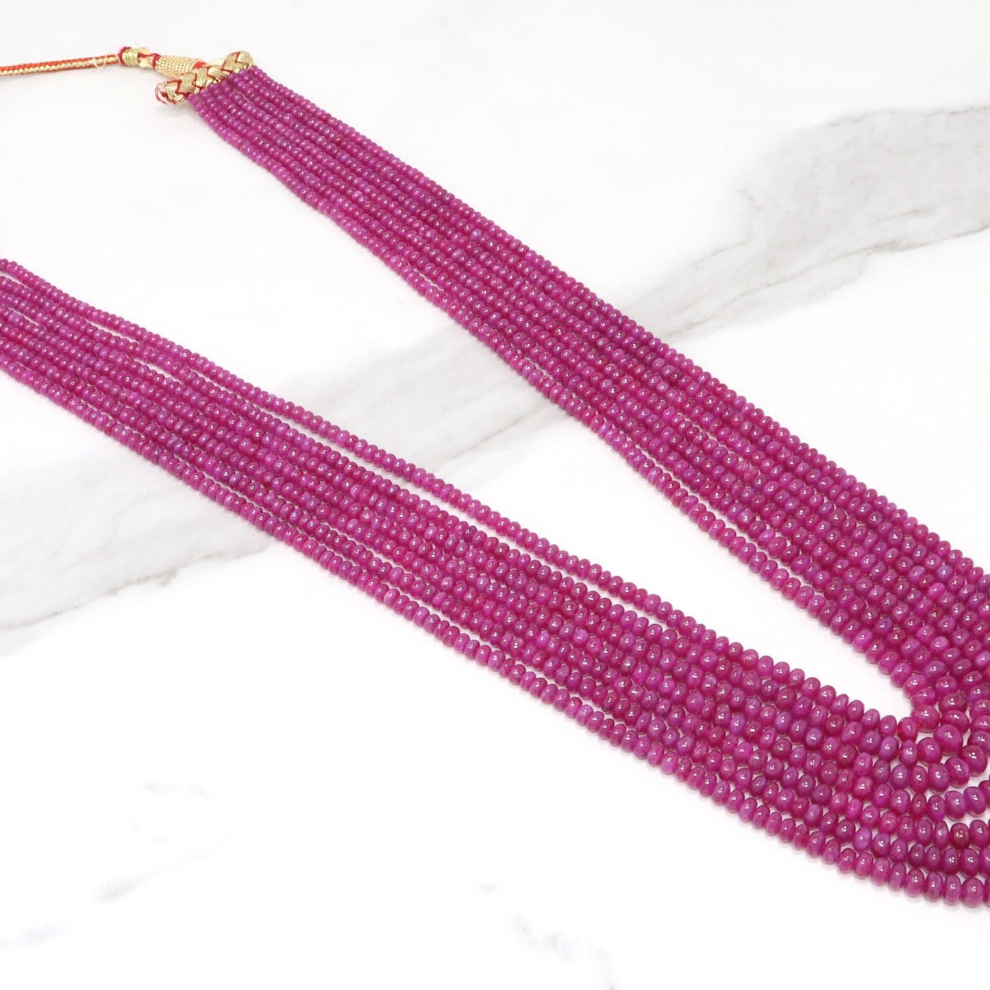 Pink Sapphire 3mm Smooth Rondelles