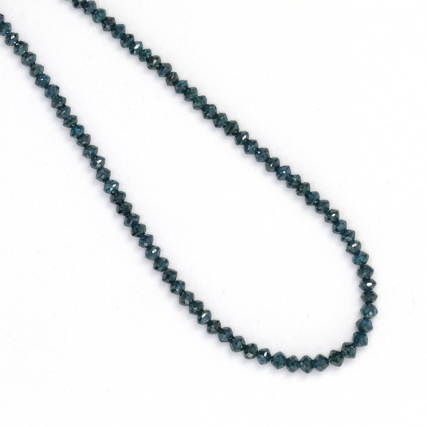 Blue Diamond 2mm Faceted Rondelles