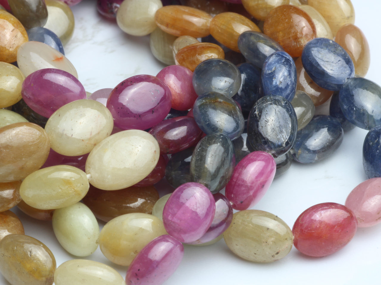Multi Sapphire 7x9mm Smooth Ovals