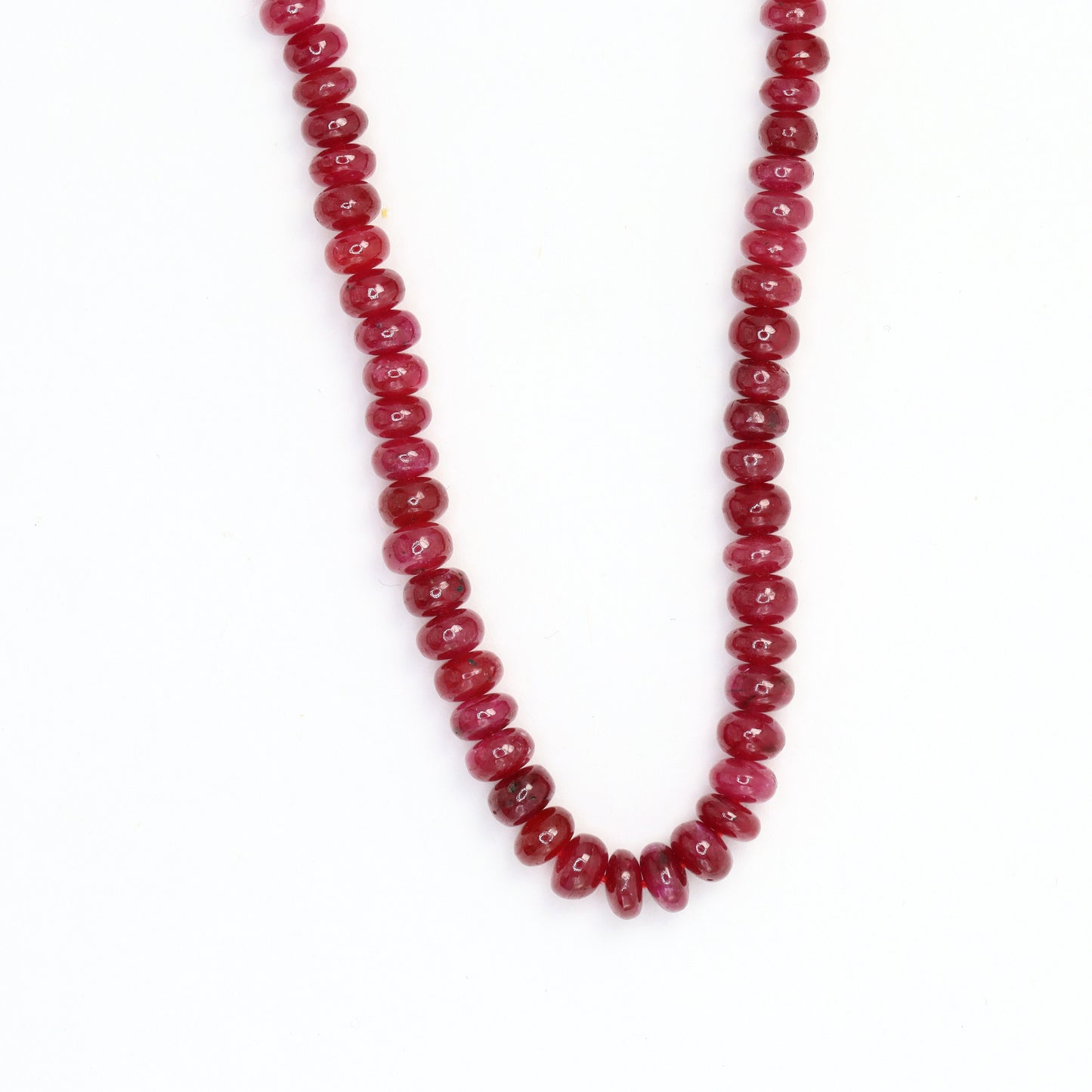 Red Ruby 4.5mm Smooth Rondelles