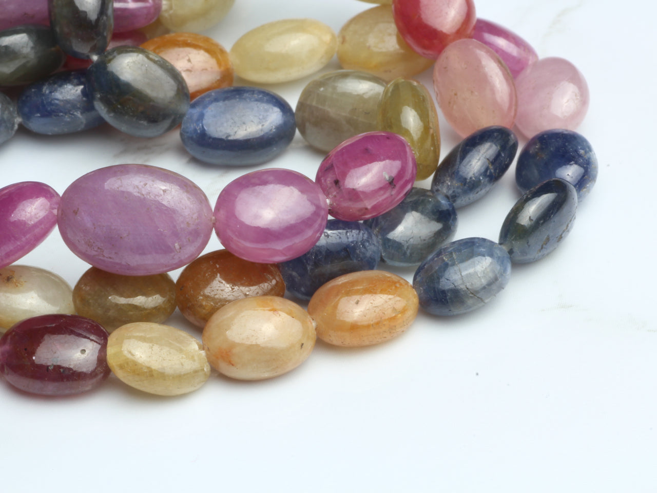Multi Sapphire 7x9mm Smooth Ovals