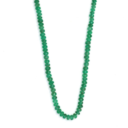 Green Emerald 2.5mm - 3.0mm Smooth Rondelles Bead Strand