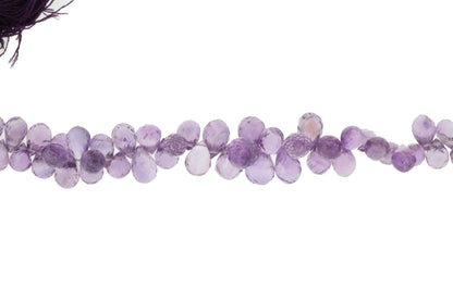 Light Purple Amethyst 9x6mm Faceted Teardrop Briolettes