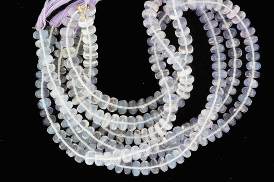 Ombre Lavendar Scorpiolite 6mm Smooth Rondelles