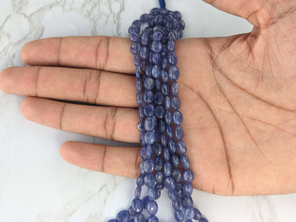 Blue Tanzanite 7x5mm Smooth Ovals