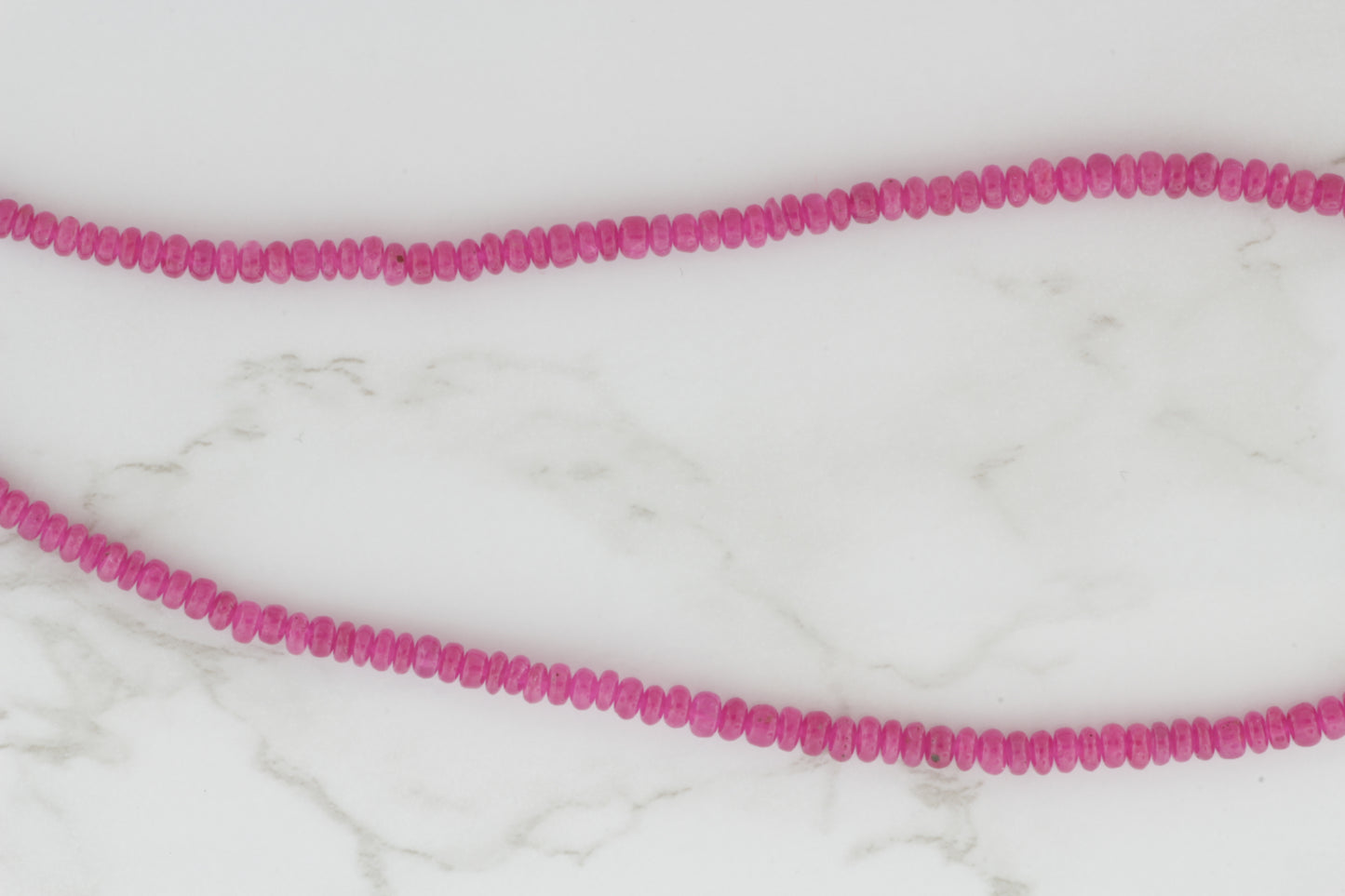 Pink Sapphire 3mm Smooth Rondelles