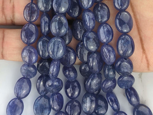 Blue Tanzanite 10x8mm Smooth Ovals