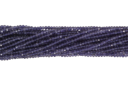 Iolite 2.5mm Faceted Rondelles