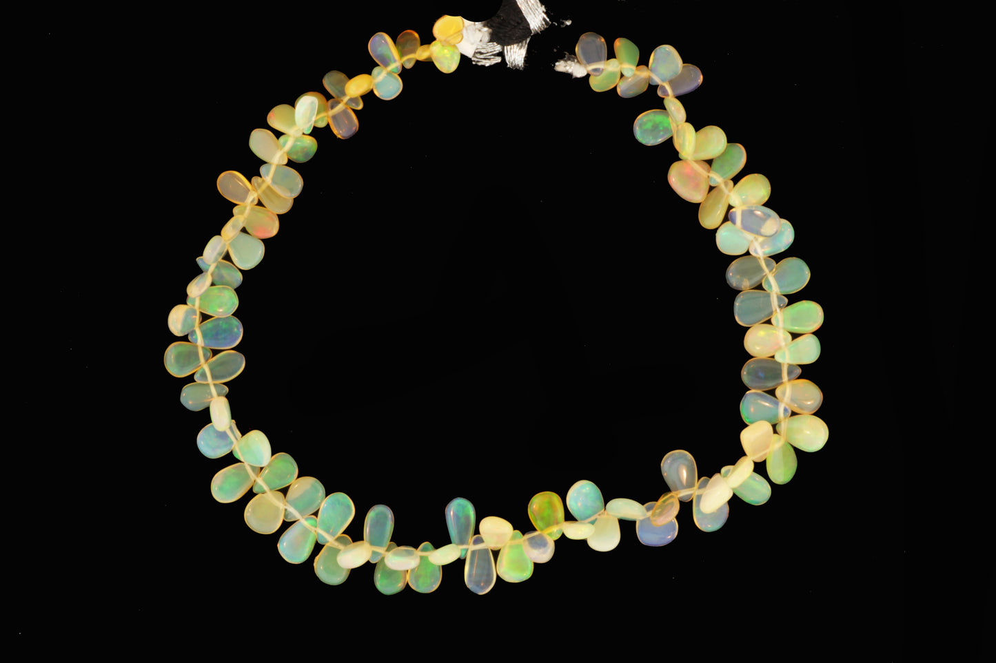 Ethiopian Opal 6x3mm Smooth Pear Shaped Briolettes