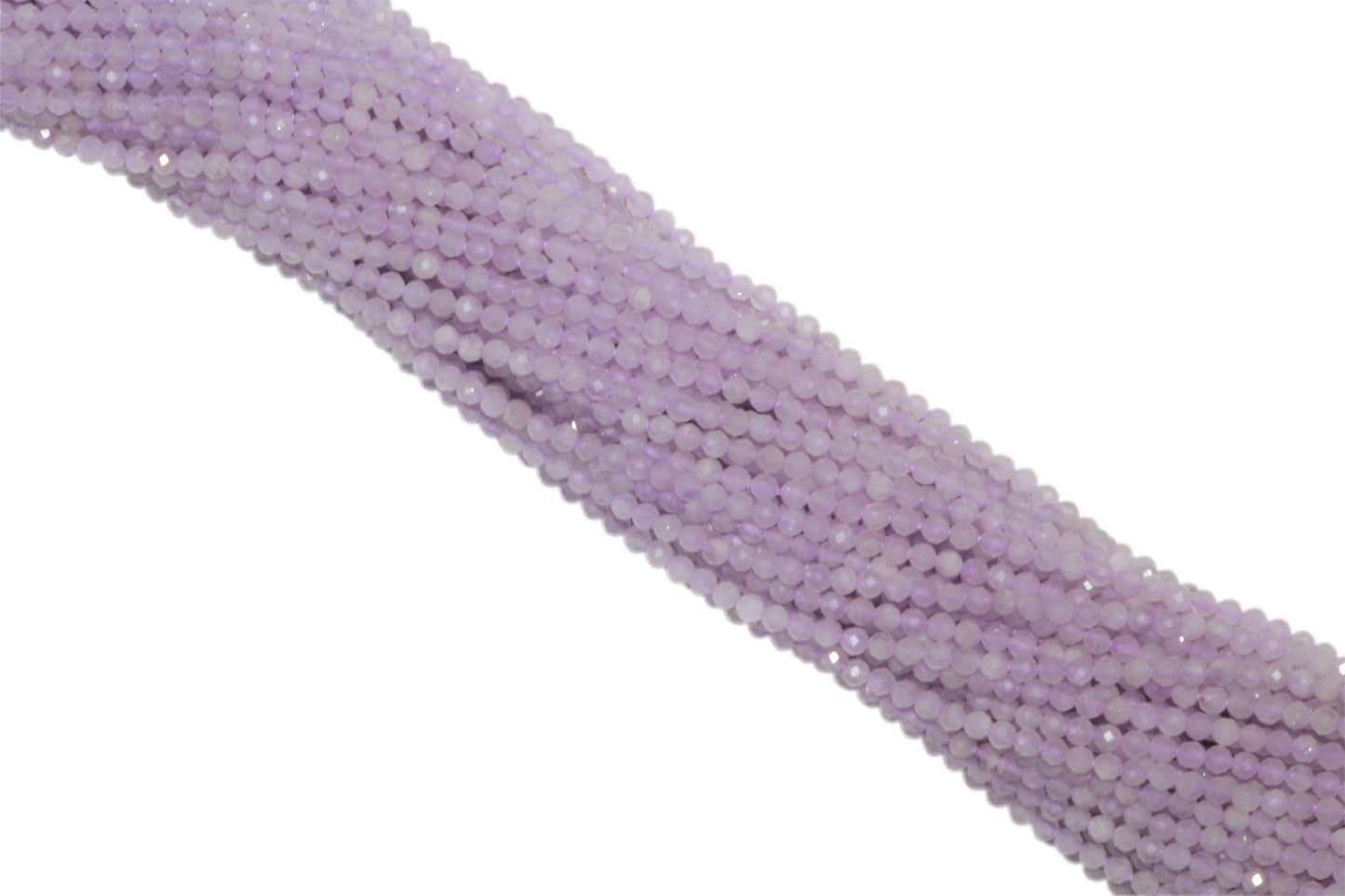 Lavender Amethyst 2.5mm Faceted Rounds