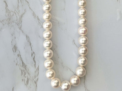 White Freshwater Pearl 8mm Smooth Rounds
