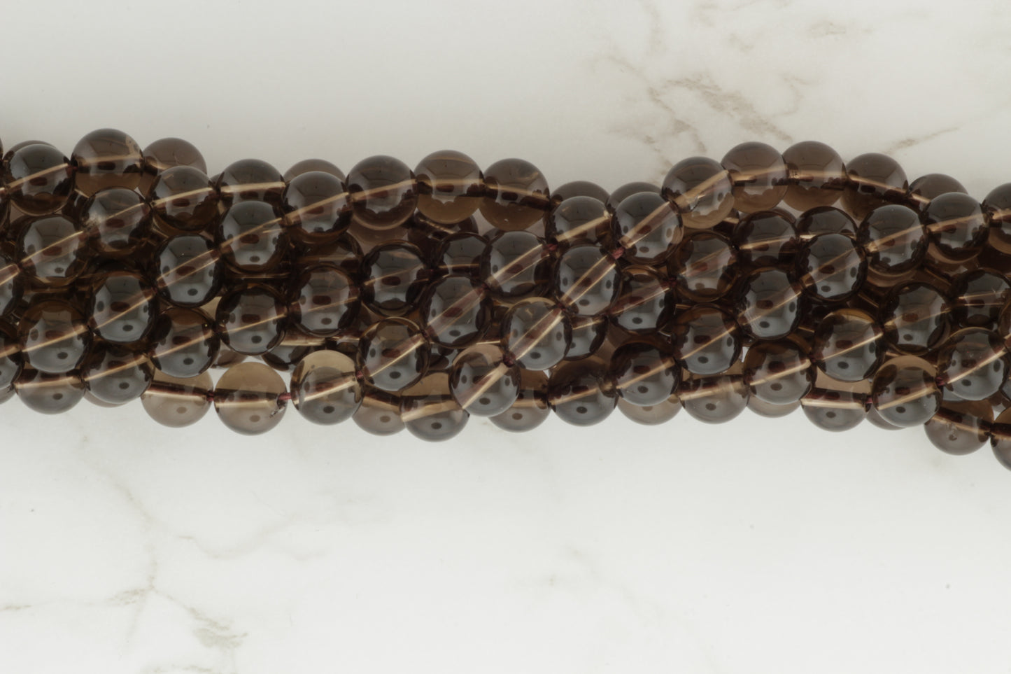 Brown Smoky Quartz 8mm Smooth Rounds