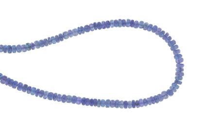 Blue Tanzanite 4.5mm Faceted Rondelles