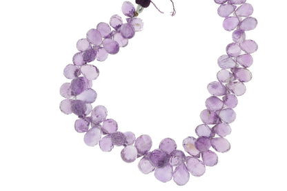 Light Purple Amethyst 9x6mm Faceted Teardrop Briolettes