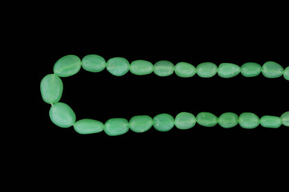 Apple Green Chrysoprase 8x6mm Smooth Nuggets