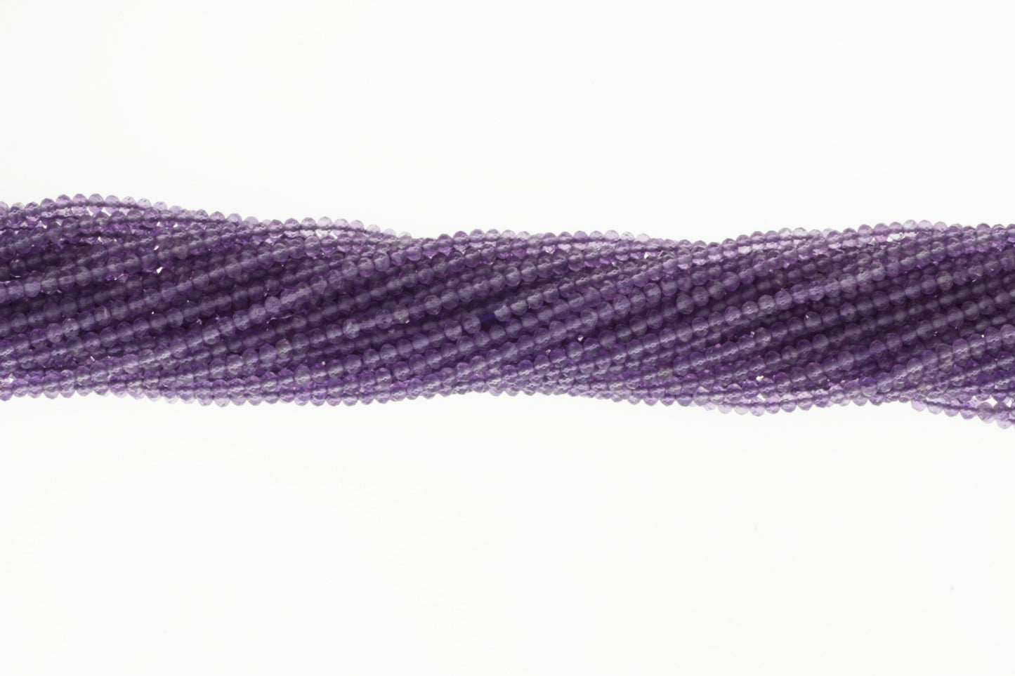Light Purple Amethyst 2.5mm Faceted Rounds