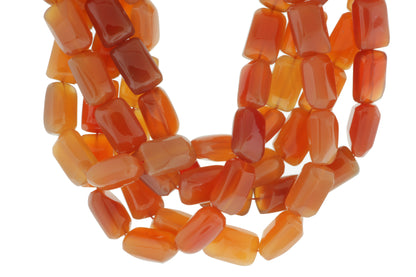 Burnt Orange Carnelian 16x10mm Smooth Nuggets
