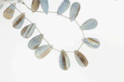 Owyhee Opal 20x10mm Faceted Pear Shaped Briolettes