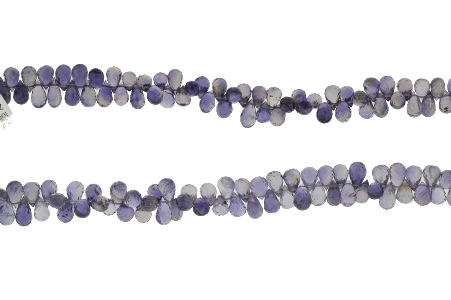 Blue Iolite 7x4mm Faceted Teardrop Briolettes