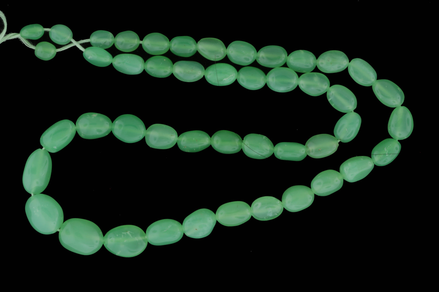 Apple Green Chrysoprase 8x6mm Smooth Nuggets